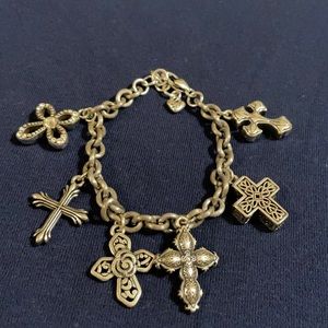 Brighton cross charm bracelet